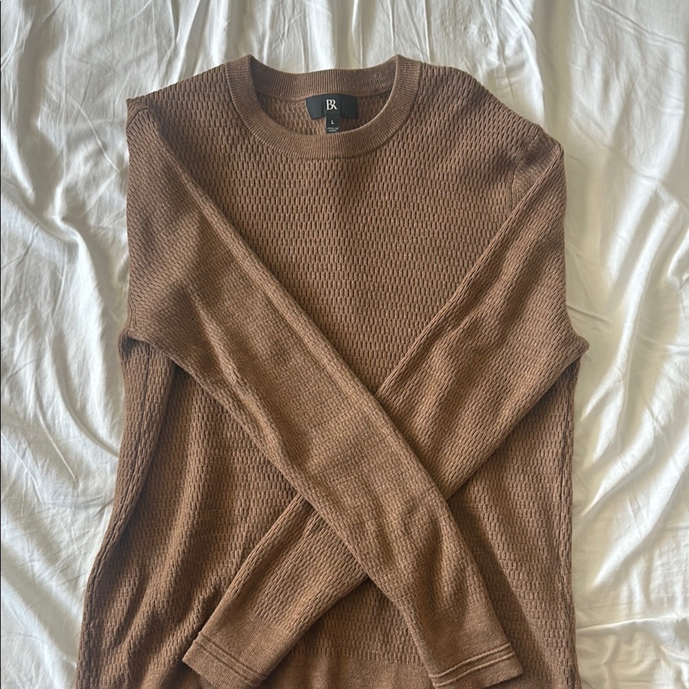 Banana Republic Brown Crewneck Sweater